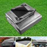 Instahut Tarp Tarpaulin 3.6x4.8m Canvas Camping Heavy Duty Sun Cover