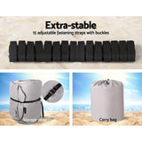 Seamanship 17–19ft Boat Cover + EVA Foam Flooring Bundle | Trailerable 600D Marine Cover & Non-Slip Decking Mat