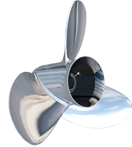 Turning Point Stainless Steel Propeller - Suzuki, Yamaha. Honda, Mercury, Tohatsu 150hp to 300hp 3-Blade 15.6dia x 17p LH