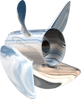 Turning Point Stainless Steel Propeller - Suzuki, Yamaha. Honda, Mercury, Tohatsu 70hp to 140hp 4-Blade 13dia x 19p RH