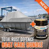 Total Rust Defence Boat Care Bundle (21–23ft) Boat Cover and Rust-Off Gel