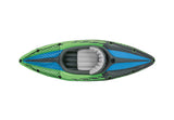 Intex Challenger K1 Inflatable Kayak: 1-Person, 2.0m Sporty Design with Adjustable Seat, Aluminium Paddle & High-Output Pump, Lakes & Mild Rivers