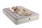 Intex Queen Dura-Beam Prestige Mid-Rise Airbed w/ USB150 Pump- 64179
