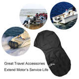 Outboard Motor Cover 6-15hp, Waterproof & UV Resistant