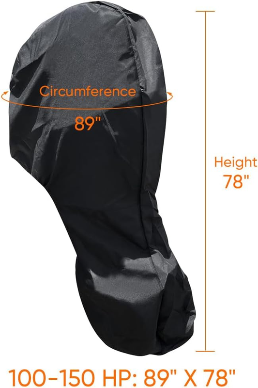 Outboard Motor Cover 15-20hp, Waterproof & UV Resistant