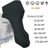 Outboard Motor Cover 175-225hp, Waterproof & UV Resistant