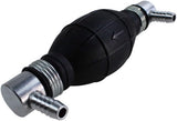 Siphon pump - Hand pump - Oil pump - Siphon pump - Fuel - One-way valve - For boat engine, camper, tractor, motorhome - Black - No hose
