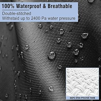 16-18ft Boat Cover Trailerable Marine Grade 600D Black