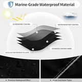 20-22FT：700cm x 320cm Boat Cover Trailerable Marine Grade 210D grey