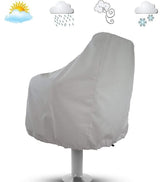 Seat Covers - Waterproof Outdoor Seat Covers for Pontoon Boats, Captain's Chairs - Oxford Fabric Seat Covers for Driver's Seat - 2-Pack