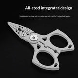 Stainless Steel Fishing Pliers with Split Ring, Fish Hook Remover