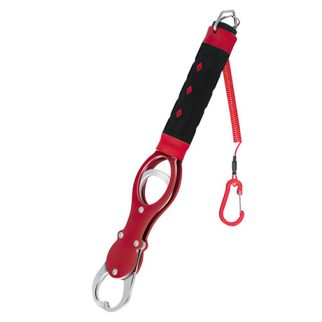 Aluminum Alloy Fish Lip Gripper with Scale| Red