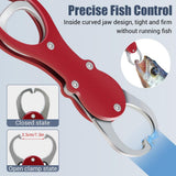 Aluminum Alloy Fish Lip Gripper with Scale| Red