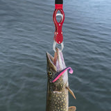 Aluminum Alloy Fish Lip Gripper with Scale| Red