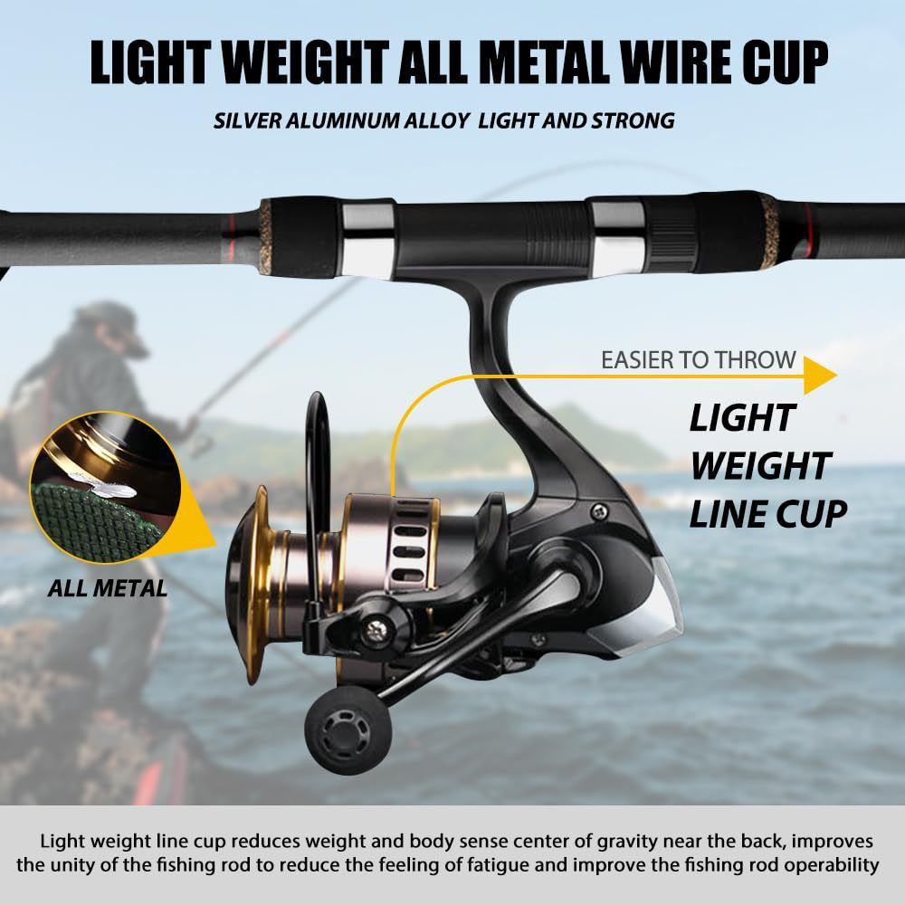 Spinning Fishing Reel, Lh/Rh Interchangeable | Size 7000