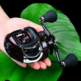 High Speed 18+ Baitcasting Reel Angler's Choice | Smooth Black Finish (DW121R right hand)