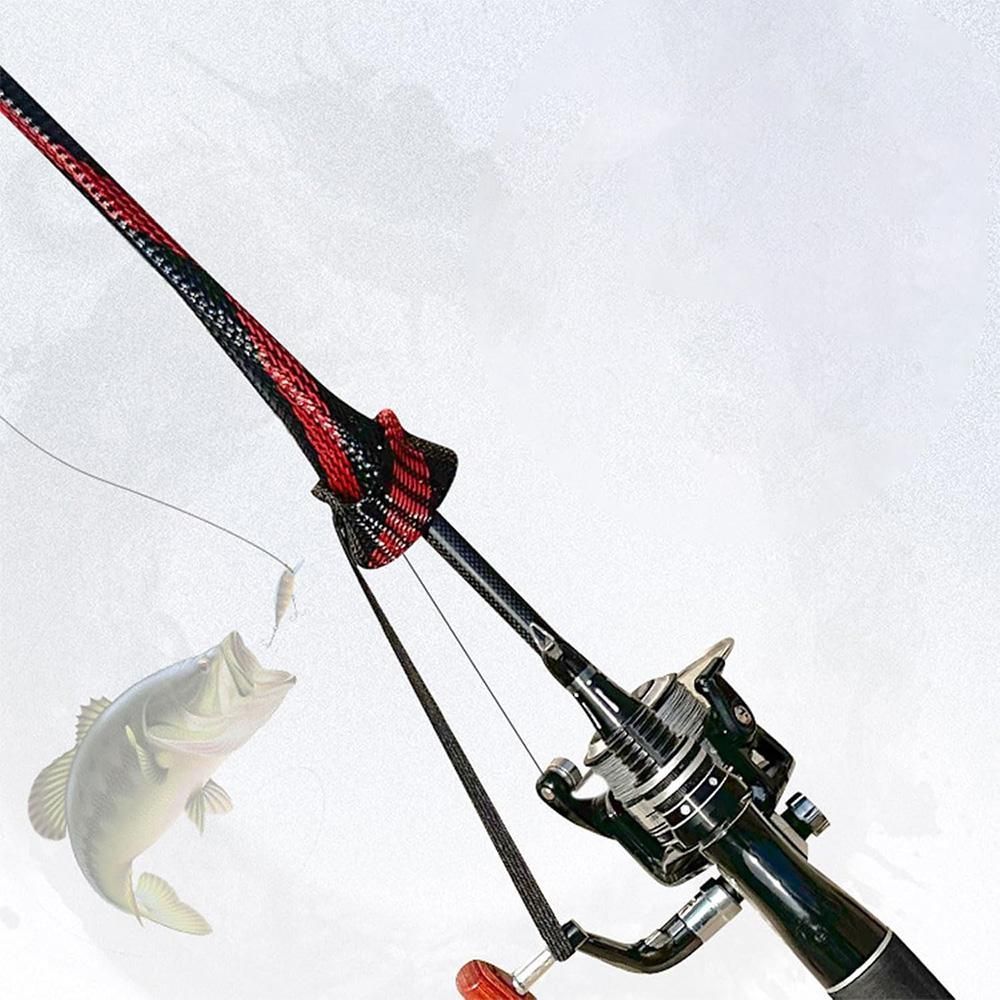 2Pcs Rod Sock Fishing Rod Sleeve Protector | Red