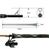 2Pcs Rod Sock Fishing Rod Sleeve Protector Pole | Green