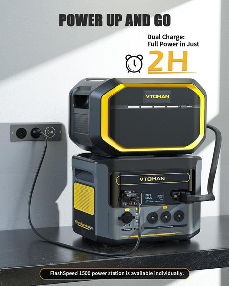 FlashSpeed 1500 1548Wh 10A AC/DC LiFePO4 Expansion Battery AU