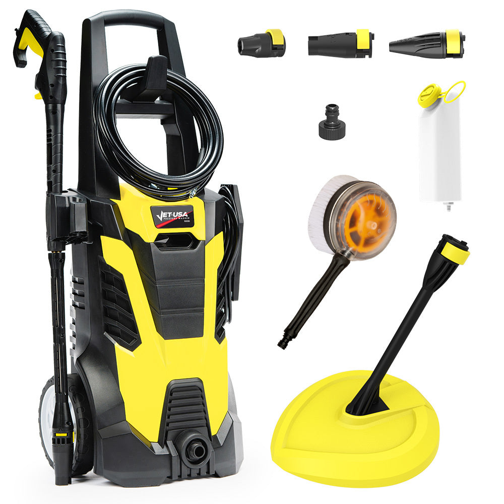 JET-USA RX540s Electric High Pressure Washer, 2900PSI 2 Nozzles, Brush