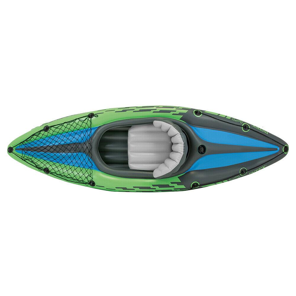 Intex Sports Challenger K1 Inflatable Kayak 1 Seat Floating Boat