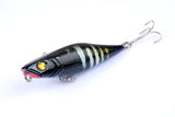 5X 7.5cm Popper Poppers Fishing Lure Lures Surface Tackle Fresh Saltwater