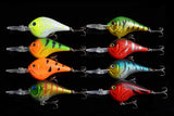 8x 9.5cm Popper Crank Bait Fishing Lure Lures Surface Tackle Saltwater