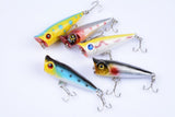 5X 5cm Popper Poppers Fishing Lure Lures Surface Tackle Fresh Saltwater