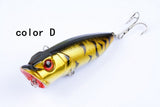 5X 6.5cm Popper Poppers Fishing Lure Lures Surface Tackle Fresh Saltwater