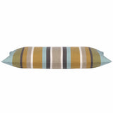 Corban Aqua Rectangle 35x70cm Striped Multicoloured Cushion Cover Nautical