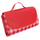 Large Waterproof Thickened Moisture-Proof Outdoor Camping Picnic Mat (Red)