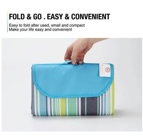 Large Waterproof Thickened Moisture-Proof Outdoor Camping Picnic Mat (Red)