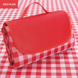 Large Waterproof Thickened Moisture-Proof Outdoor Camping Picnic Mat (Red)