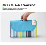 Large Waterproof Thickened Moisture-Proof Outdoor Camping Picnic Mat (Yellow)