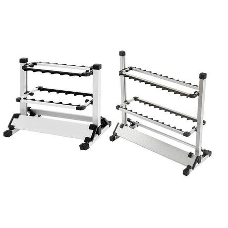12/24 Hole Multi Functional Fishing Rod Holder Storage Rack Display Organizer - 12Holes