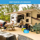 Hose Storage Bag Caravan Camping RV Cable Water Hose Electrical Cords Organizer - Yellow