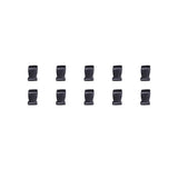 10pcs Black Plastic Buckle Clips 25mm