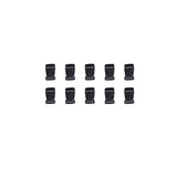 10pcs Black Plastic Buckle Clips 25mm