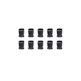 10pcs Black Plastic Buckle Clips 25mm
