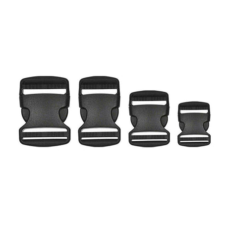 10pcs Black Plastic Buckle Clips 32mm
