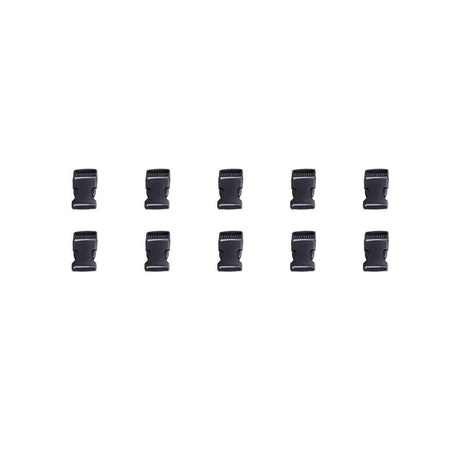 10pcs Black Plastic Buckle Clips 38mm