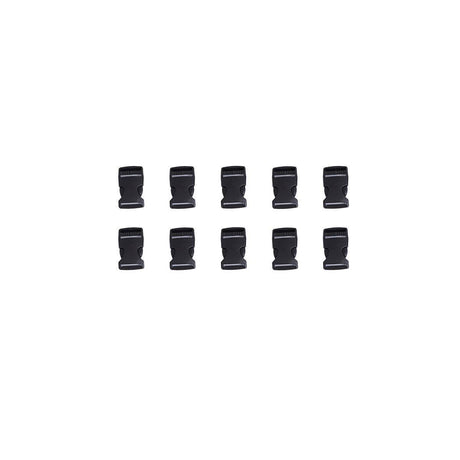 10pcs Black Plastic Buckle Clips 38mm