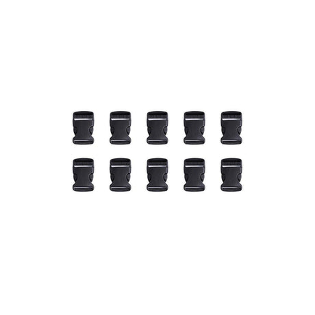 10pcs Black Plastic Buckle Clips 38mm