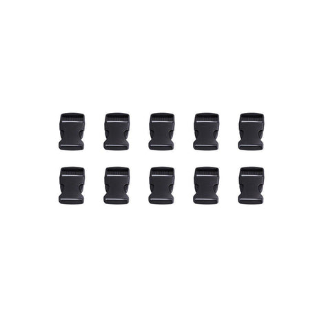 10pcs Black Plastic Buckle Clips 38mm