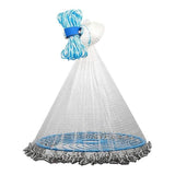 Frisbee Hand Casting Fishing Net Easy Throw Bait Net Swinging Tackle Gear - 360cm