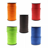 100m Paracord Outdoor Camping Binding Braided Rope Survival Gear Hiking Rope - Brown