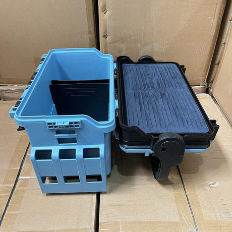 Multifunctional Fishing Tackle Box Portable Gear Storage Case Organizer Tool Box - Green