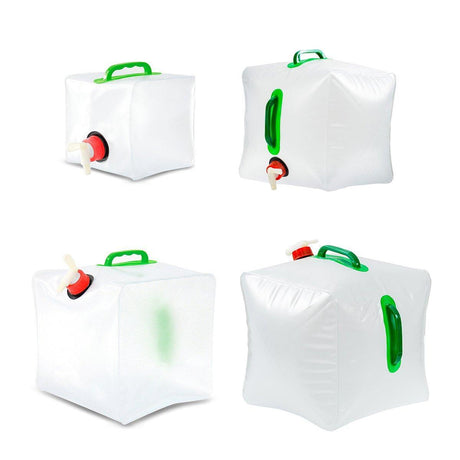 Portable Folding Water Bag Compression Bucket Outdoor Sports Cycling Equipment - 10L