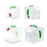 Portable Folding Water Bag Compression Bucket Outdoor Sports Cycling Equipment - 15L