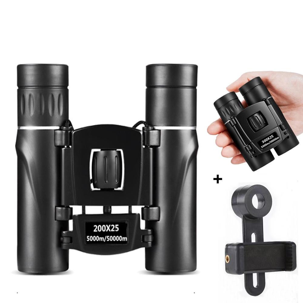 Foldable Hunting Binoculars for Outdoor Adventures - 200 X 25 Standard